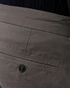 Pantalon Coton Bio Stig Tappered Leger gris foncé