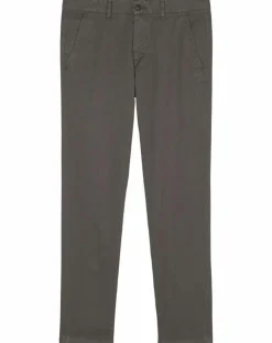 Pantalon Coton Bio Stig Tappered Leger gris foncé