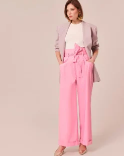 Pantalon Coton Biologique en popeline blush