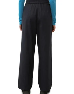 Pantalon de costume à rayures noir