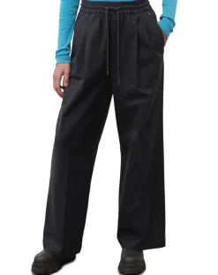 Pantalon de costume à rayures noir