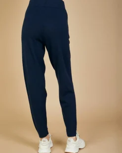Pantalon de Jogging en Laine & Cachemire Olivia nuit/marine