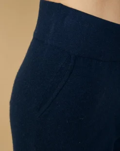 Pantalon de Jogging en Laine & Cachemire Olivia nuit/marine