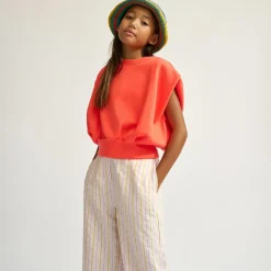 Pantalon de pyjama Paige rayé écru