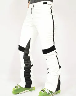 Pantalon de ski Move Curl blanc/noir