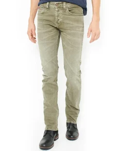Pantalon délavé kaki