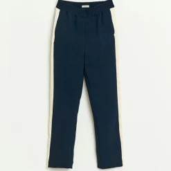 Pantalon droit Adison bleu marine