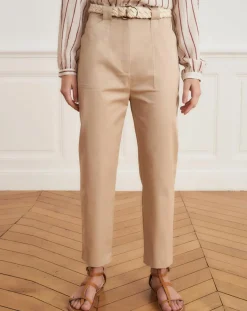 Pantalon droit Patrice beige
