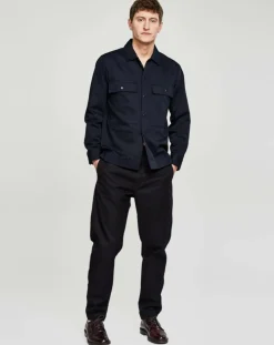 Pantalon droit Pogg bleu marine