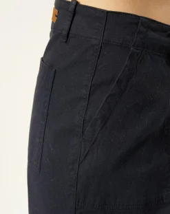Pantalon en Coton & Lin Cora marine