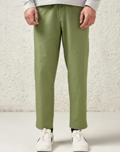 Pantalon en Coton Stanford kaki clair