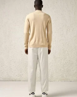 Pantalon en Coton Stanford gris perle