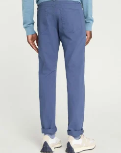 Pantalon en Coton stretch Kuflex bleu vintage