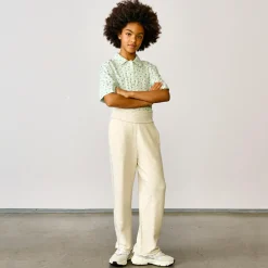 Pantalon en Coton Vunk beige chiné