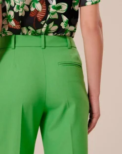 Pantalon en Laine froide mélangée vert