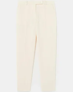 Pantalon en Laine froide mélangée ecru