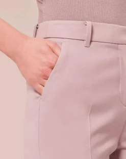 Pantalon en Laine froide mélangée parme
