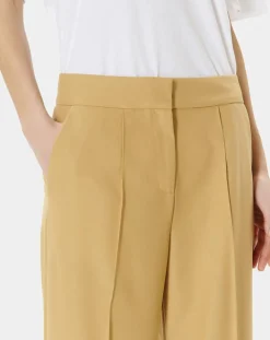 Pantalon en Laine mélangée Pervenche noisette