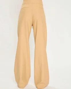 Pantalon en Laine mélangée Pervenche noisette