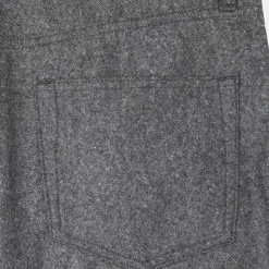 Pantalon en Laine mélangée Flanelle moulinée gris