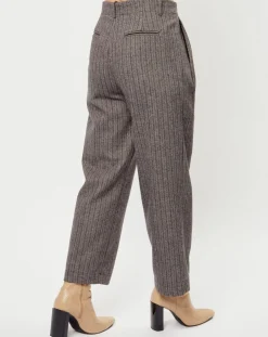 Pantalon en Laine mélangée Emy gris