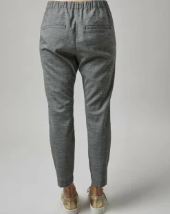 Pantalon en Laine mélangée Tapered Rygge gris
