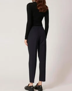 Pantalon en Laine mélangée Paul marine