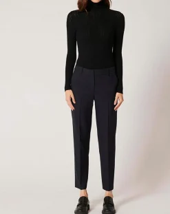 Pantalon en Laine mélangée Paul marine