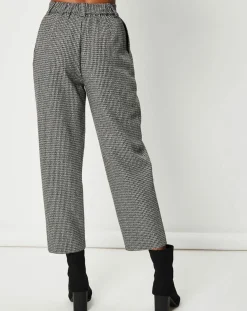 Pantalon en Laine mélangée Cassandre marron/noir/blanc