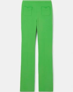 Pantalon en toile double vert