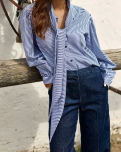 Pantalon en Velours côtelé Chiara nuit