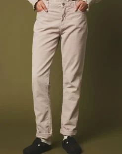 Pantalon en Velours côtelé Pencil rosewood