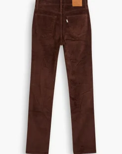 Pantalon en Velours côtelé 724 High Rise marron