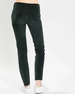 Pantalon en Velours côtelé Lulea vert foncé
