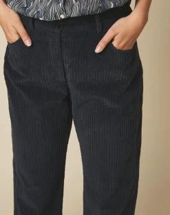 Pantalon en Velours côtelé 7/8ème Punch granit