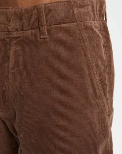 Pantalon en Velours côtelé Osby stretch marron