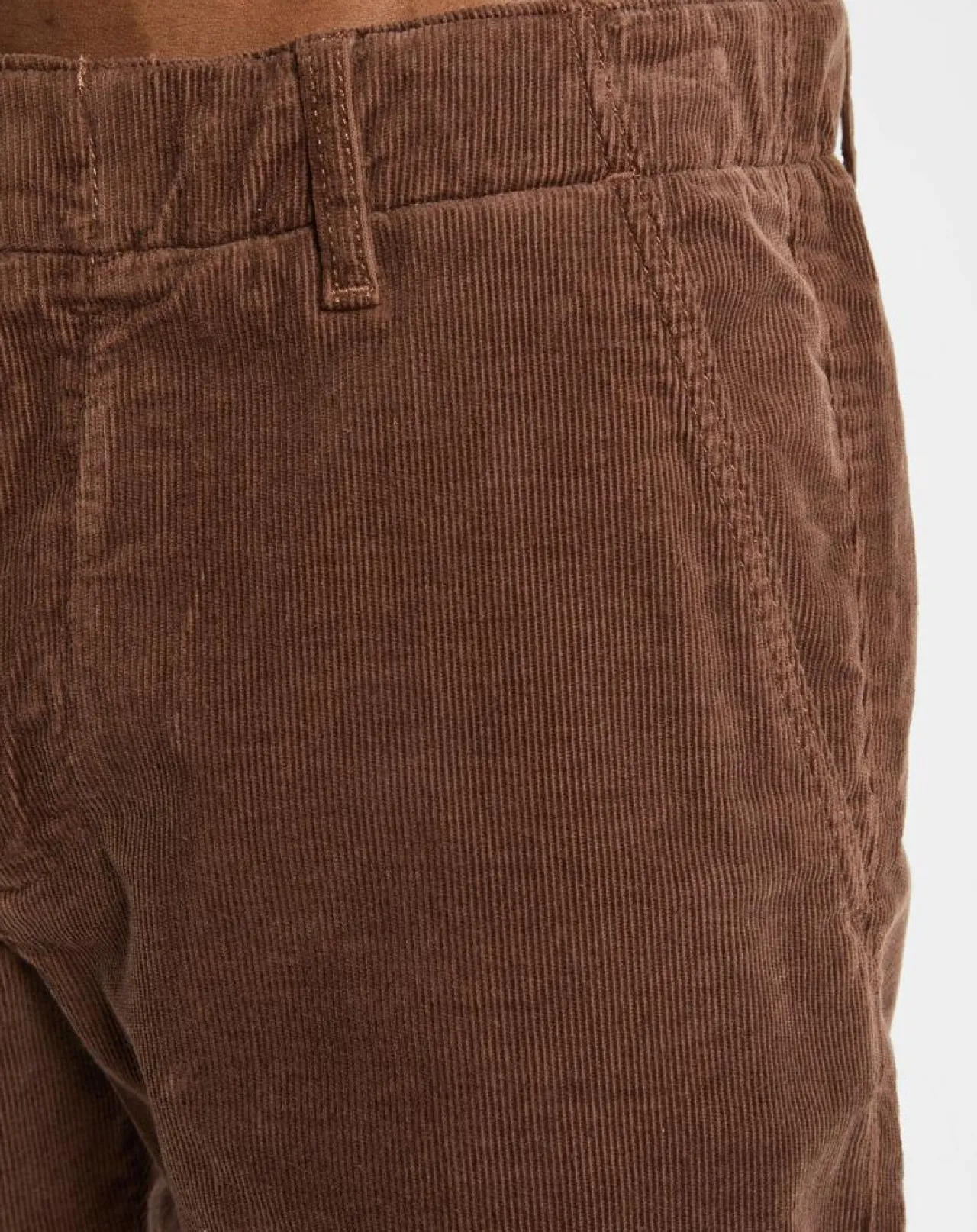 Pantalon en Velours côtelé Osby stretch marron