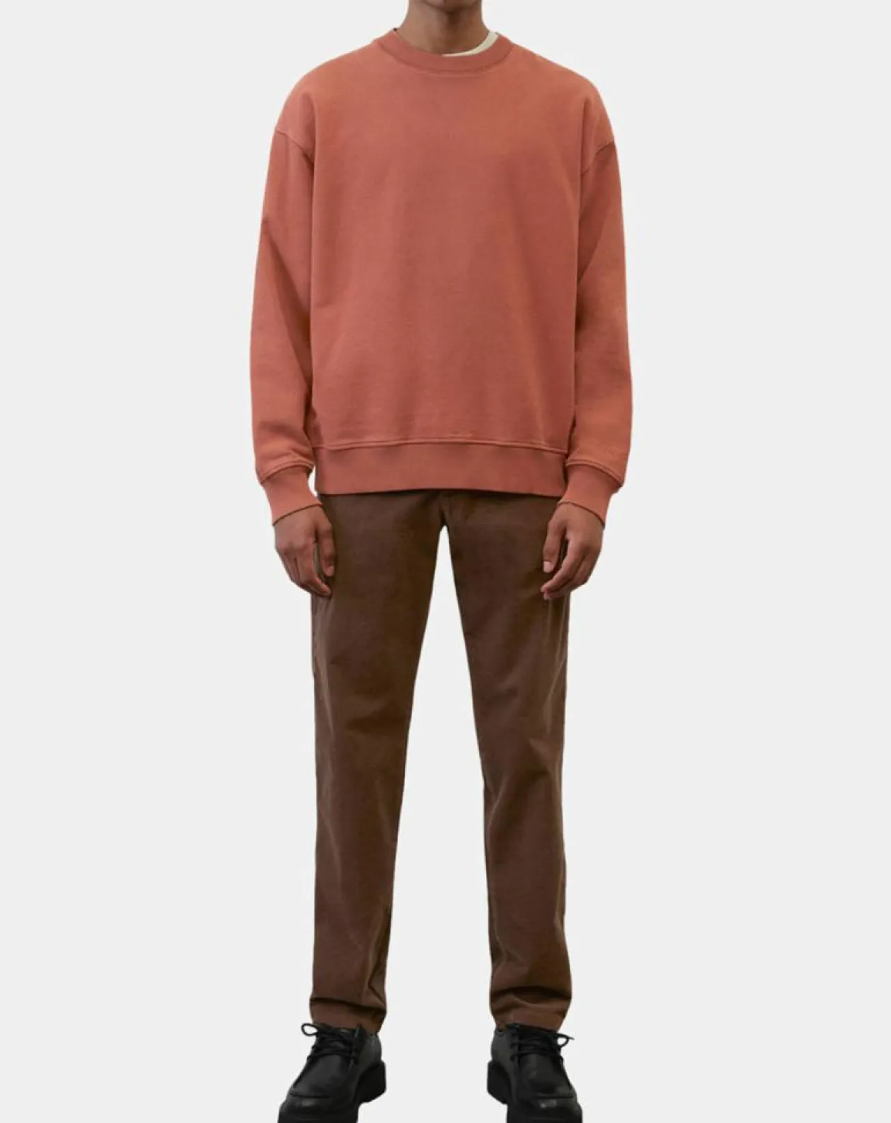 Pantalon en Velours côtelé Osby stretch marron