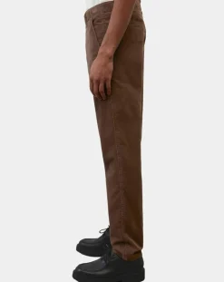 Pantalon en Velours côtelé Osby stretch marron