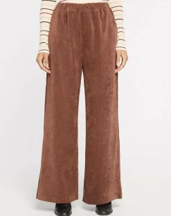 Pantalon en Velours côtelé Jessy marron