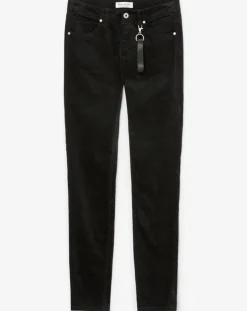 Pantalon en Velours de coton bio Slim Mavas noir