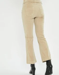 Pantalon en Velours Elsa stone