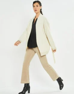 Pantalon en Velours Elsa stone