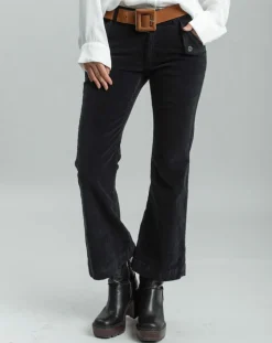 Pantalon en Velours Elsa noir