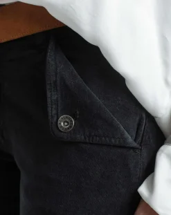 Pantalon en Velours Elsa noir