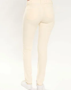 Pantalon en Velours Fin écru