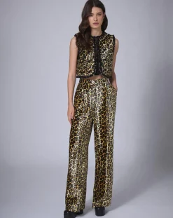 Pantalon en Velours Panther unique