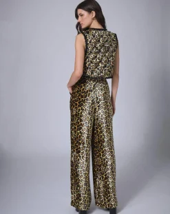 Pantalon en Velours Panther unique