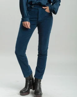 Pantalon en Velours Pants paon