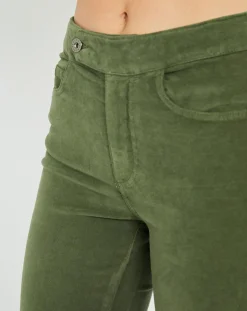 Pantalon en Velours Pants vert